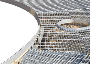 Serrated Type Fabricate Steel Grating